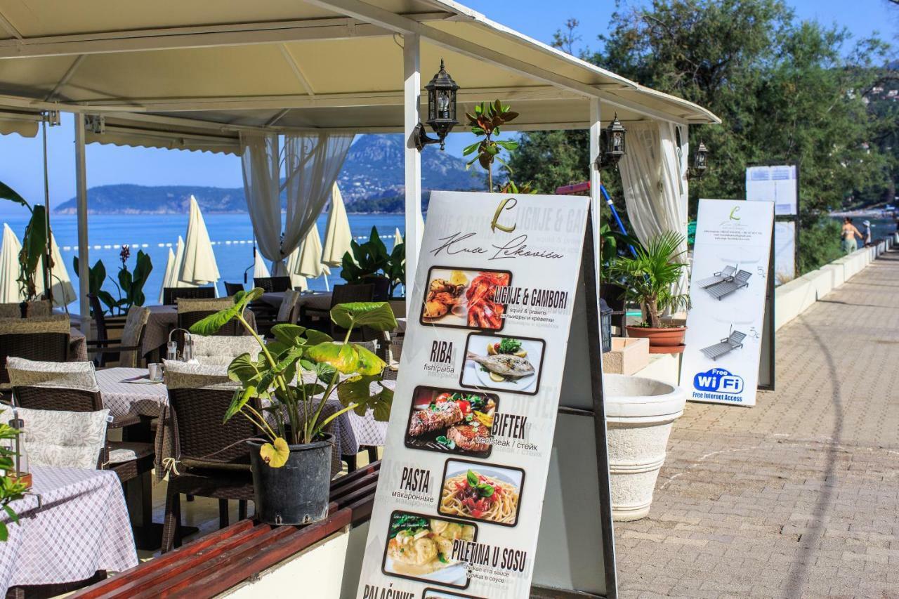 Apartments Kuce Lekovica Beach & Snack Bar- Bistro Eksteriør billede